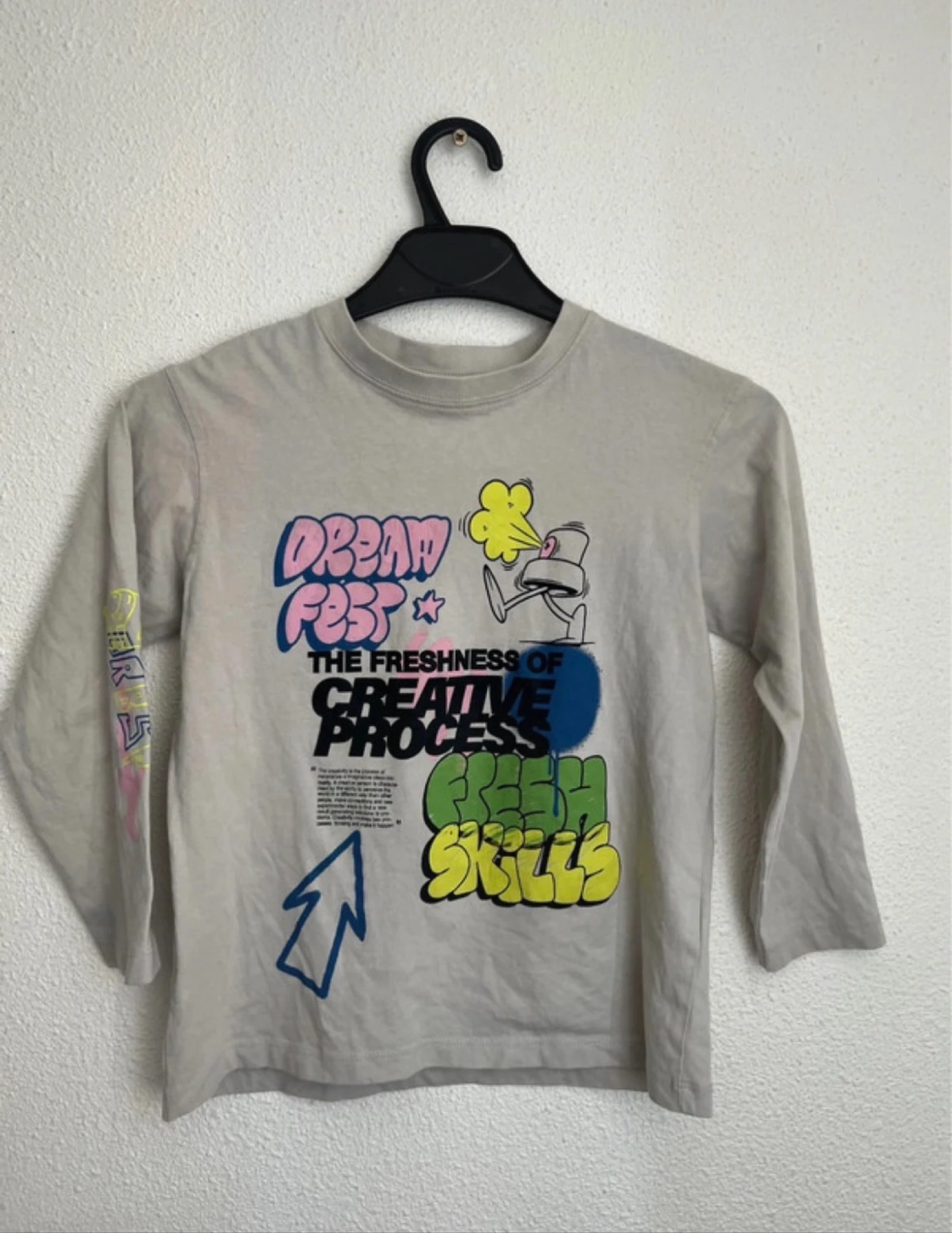 T-shirt manches longues Zara taille 6/7 ans 